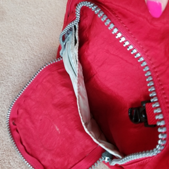 Kipling size Adjustable backpack. No laptop pouch. Minor wear and tear. main image 7